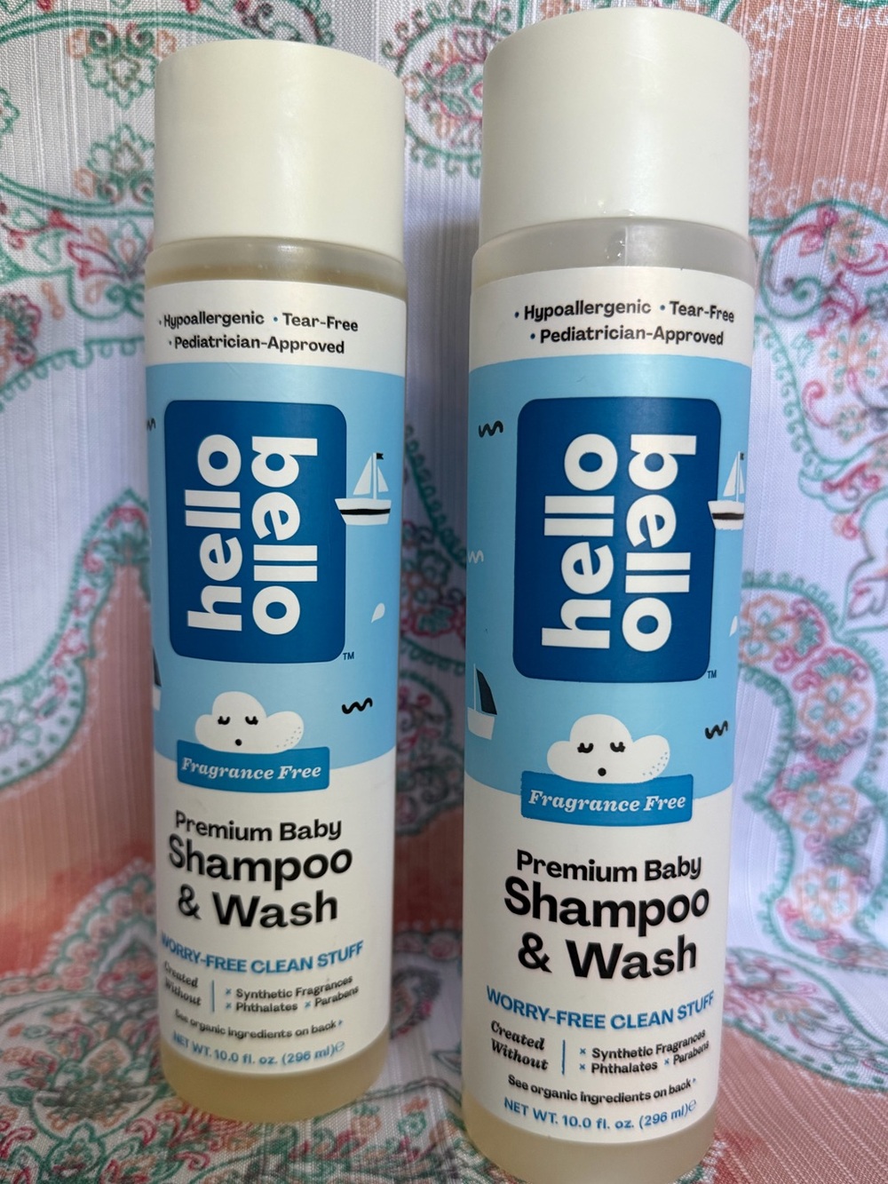 Hello Bello Premium Baby Shampoo & Wash - Fragrance Free